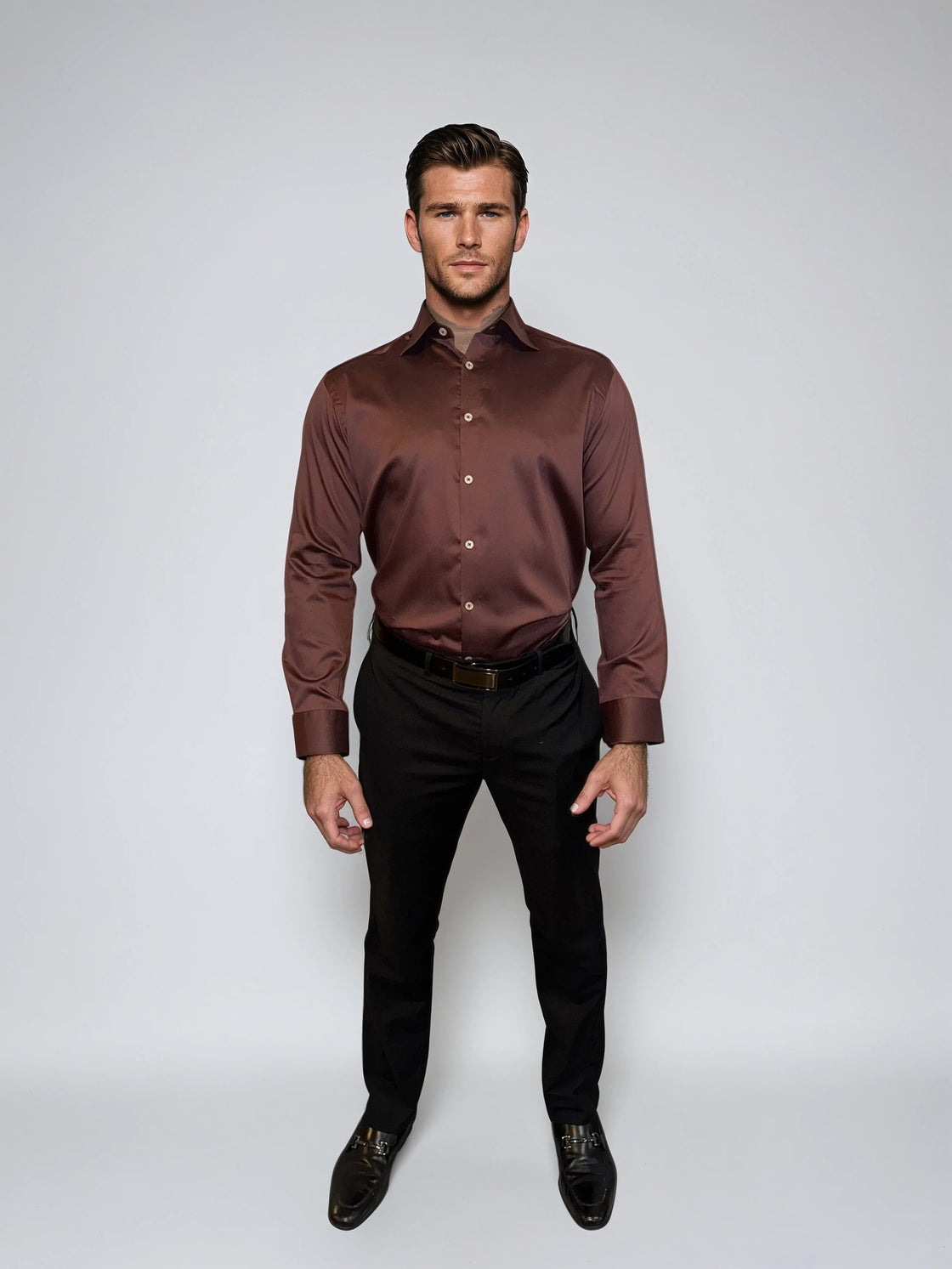 100% Egyptian Cotton Dress Shirt - Buccaneer